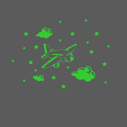 Amfyn Green Kids Room Decor Radium Wall Sticker