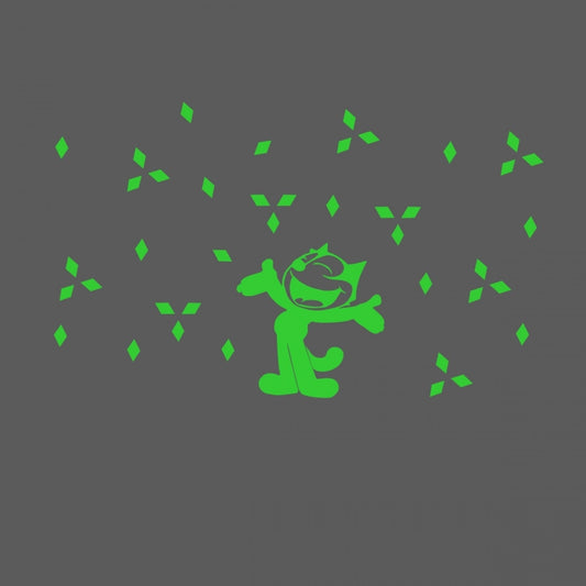 Amfyn Green Kids Room Decor Radium Wall Sticker