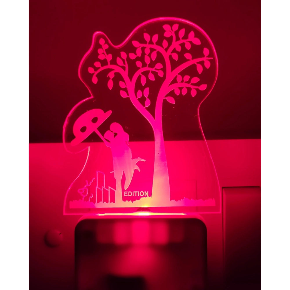 Amfyn Romantic Couple Under Tree AC Adapter Night Lamp
