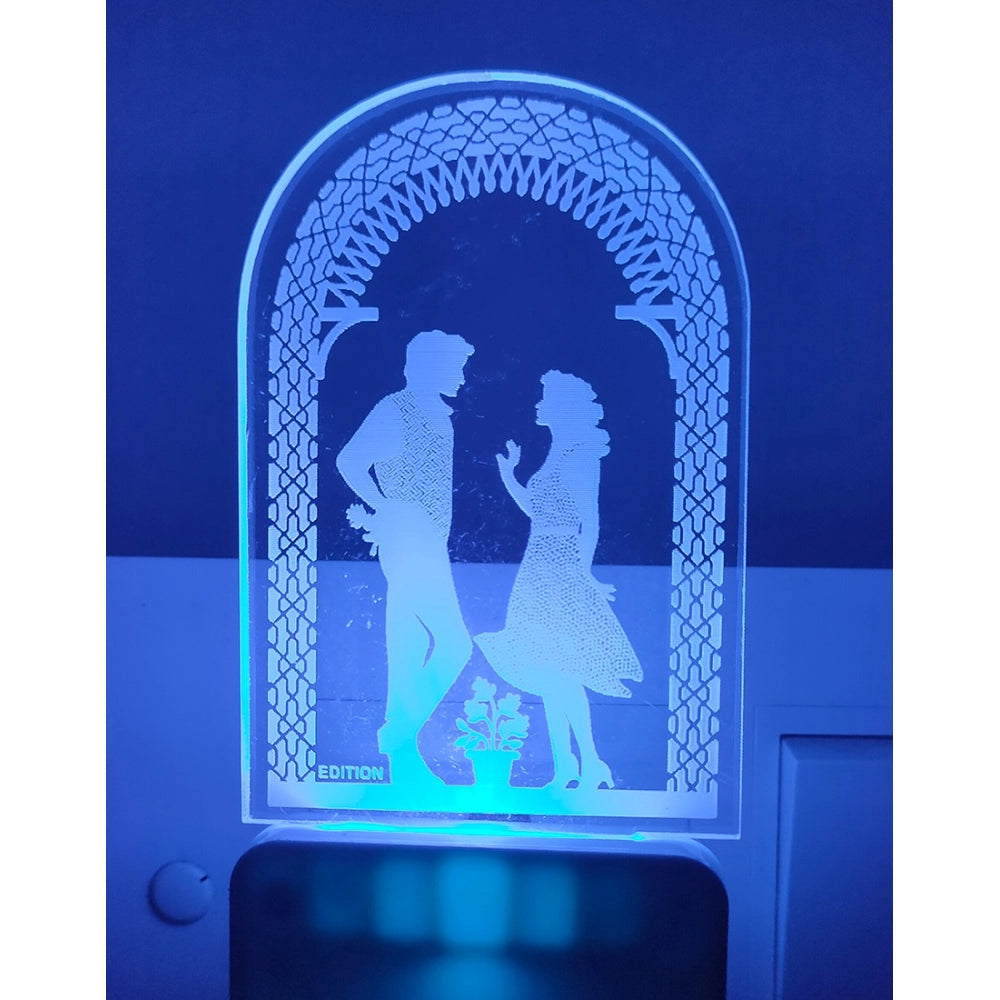 Amfyn Romantic Love Couple AC Adapter Night Lamp