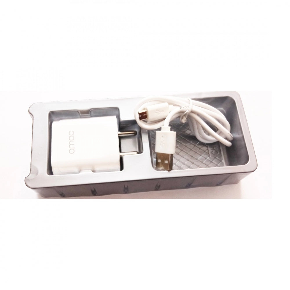 Amfyn Brand Amac 1.2Amp Brand : CH-22 (USB Charger)-White