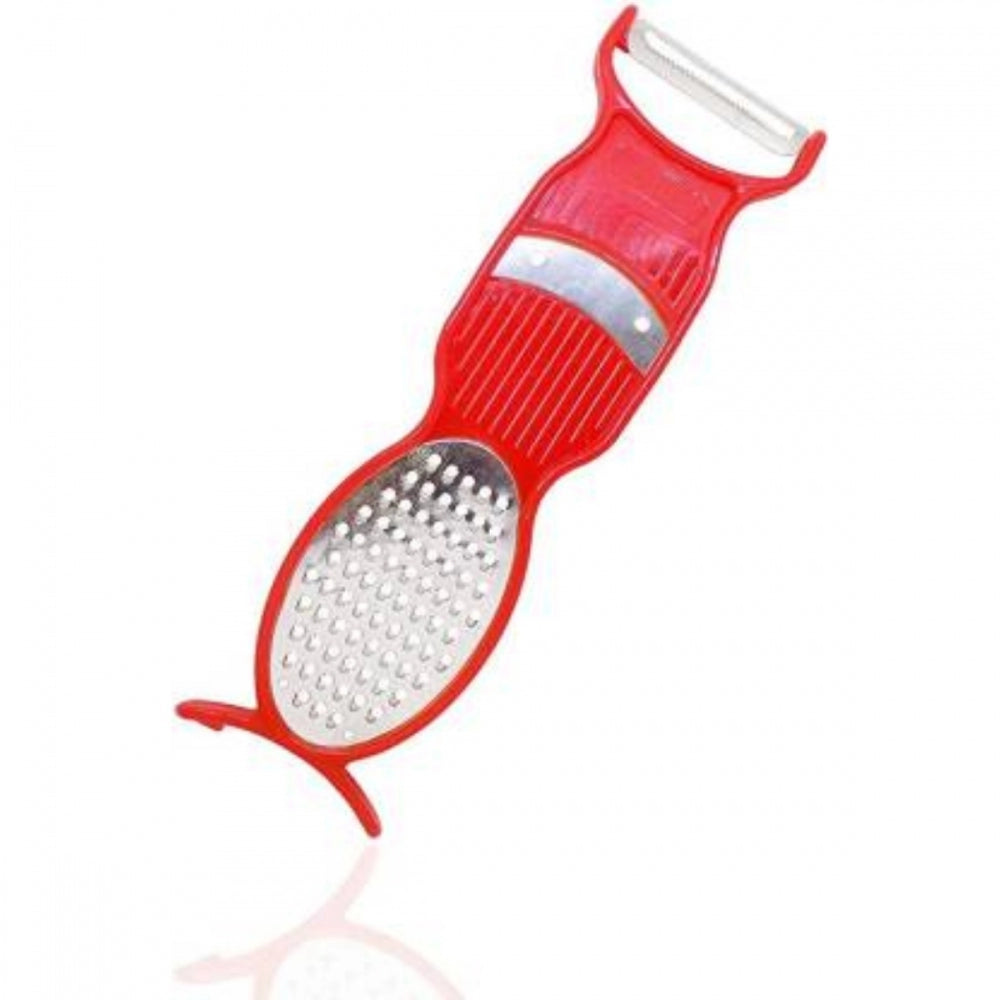 Amfyn Pack of 4_4 in 1 Multi Purpose Vegetable Peeler (Color: Assorted)