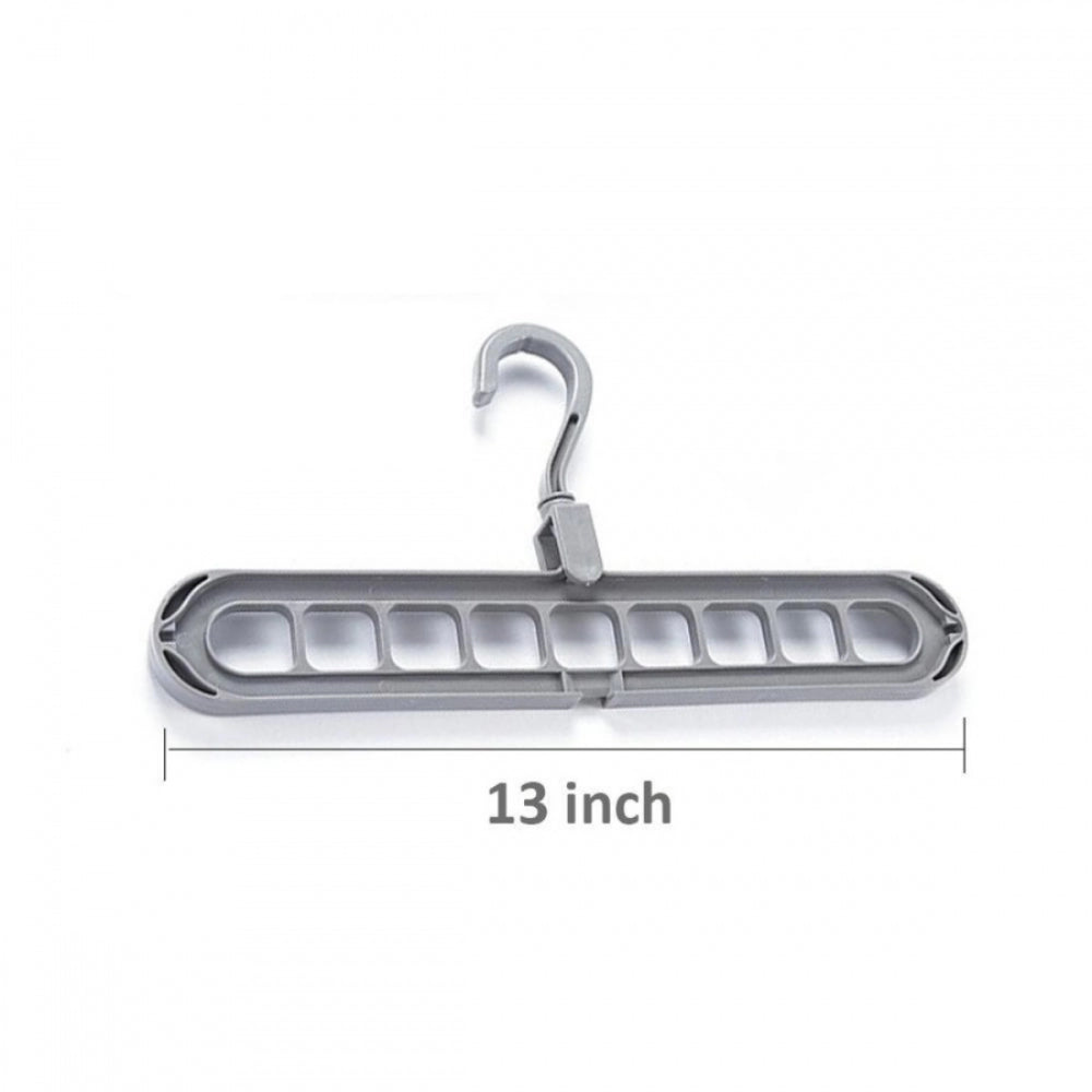 Amfyn Pack Of_6 Plastic Hanger Hanging Hook (Color: Assorted)