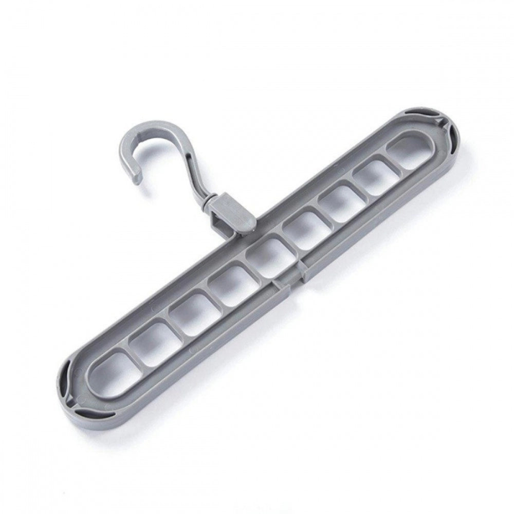 Amfyn Pack Of_6 Plastic Hanger Hanging Hook (Color: Assorted)