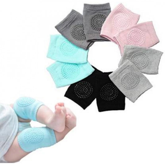 Amfyn Pack Of 2 Baby Knee Pads For Crawling (Color: Assorted)