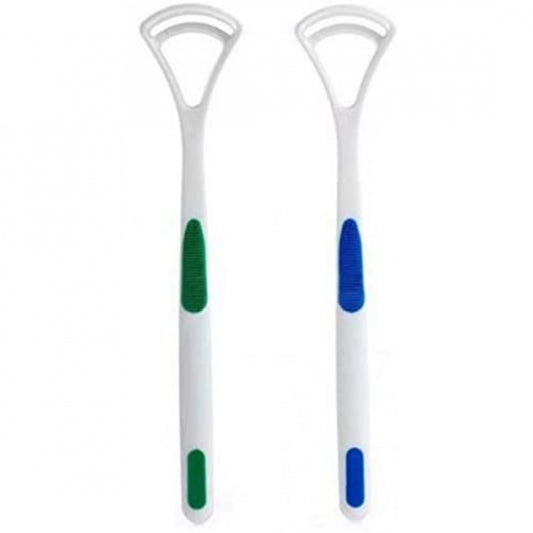 Amfyn Pack Of_3 Tongue Cleaner(2 Pcs Set) (Color: Assorted)