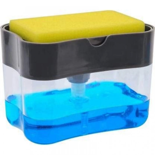 Amfyn Soap Dispenser 2 In 1 Sink Dishwasher Liquid Holder (Color: Assorted)