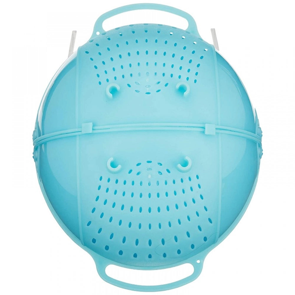 Fashion Pack Of 2_Plastic Drainer Fruit Vegetable Basket (Color: Assorted)