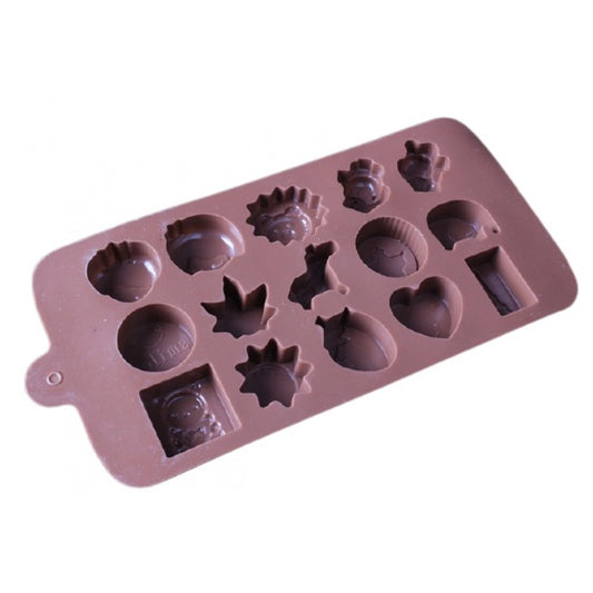 Amfyn Silicone Chocolate Mold (Color: Assorted)