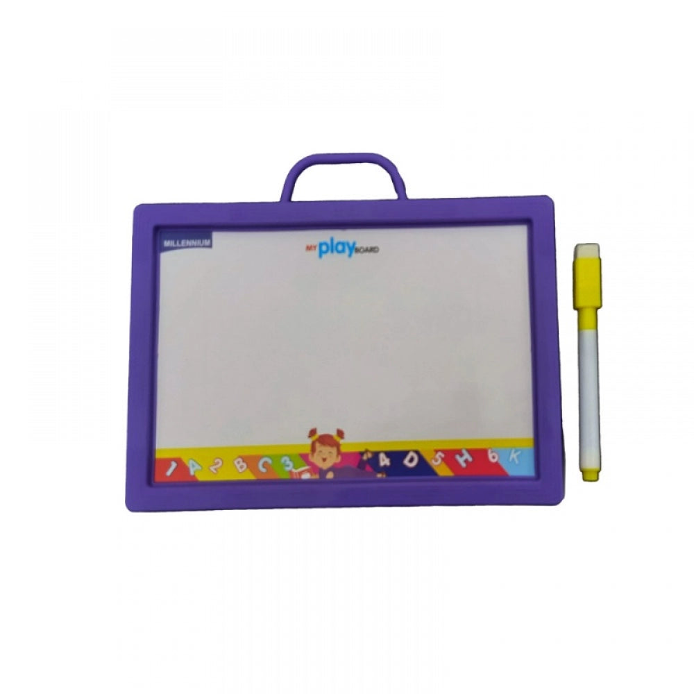 Amfyn Pack Of_2 Childern Mini Cute Little White Board Hanging Message Boarde Graffiti Drawing Board (Color: Assorted)