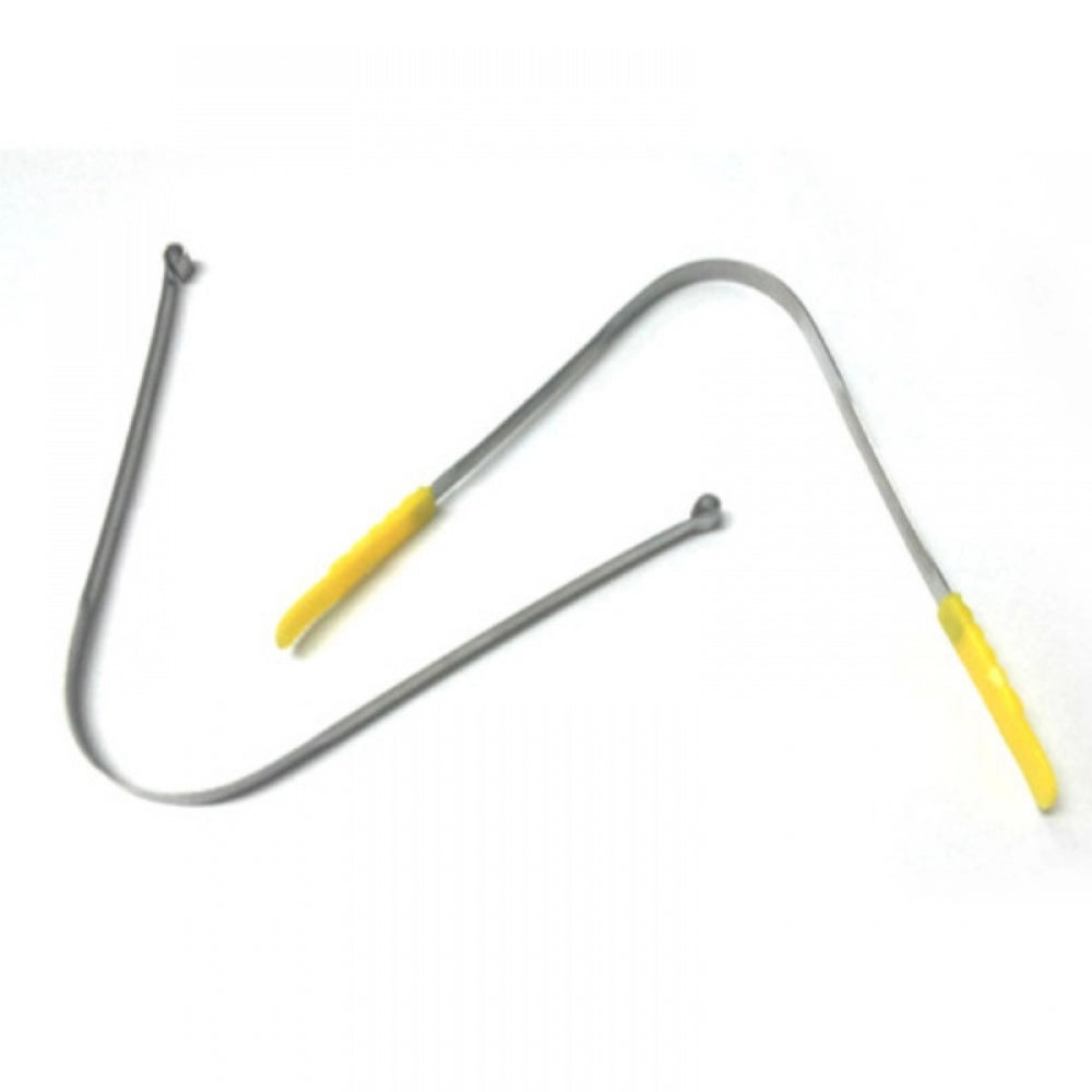 Amfyn Pack Of_12 Steel Tongue Cleaner (Color: Assorted)
