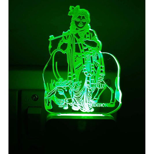 Amfyn Shree Krishna AC Adapter Night Lamp