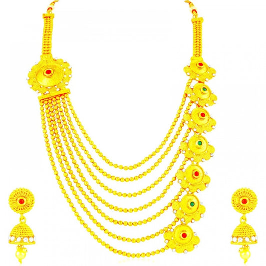Fashion Women's Long Chain And Earing Set