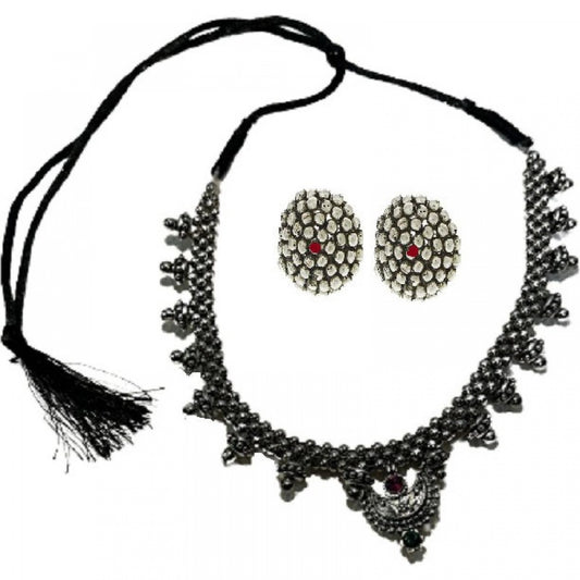 Fashion Women's Short Necklace And Earing Set