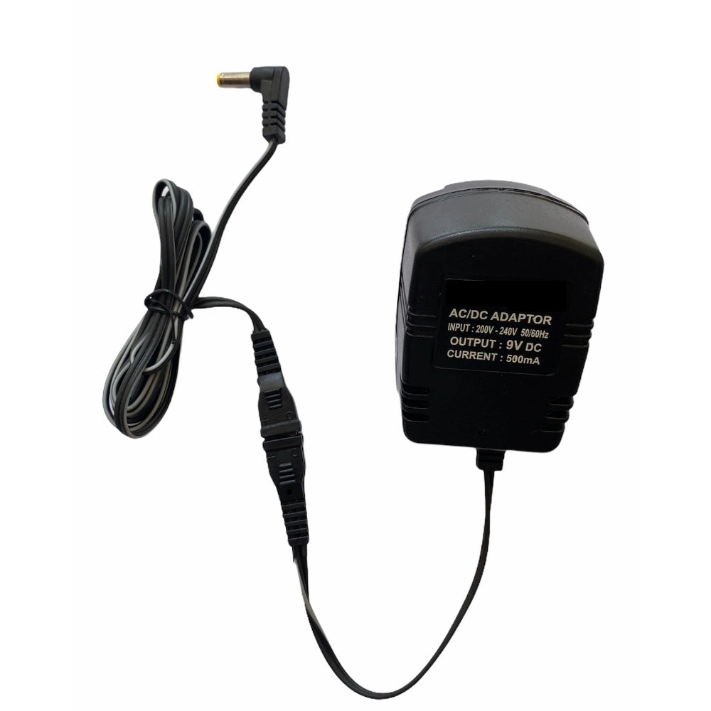 Fashion 9V 500mA Power Adapter, Power Supply AC Input 200 240 V and Output 9V 500mA for Set Top Box_DTH Box, CCTV System, Router, Other Electronics And IT Gadgets with DC Pin (Black)