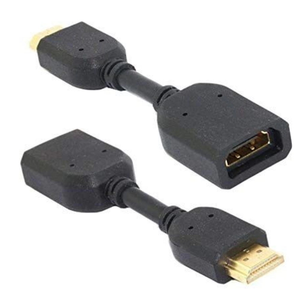 Fashion Male to Female HDMI Cables 0.1 (Black)