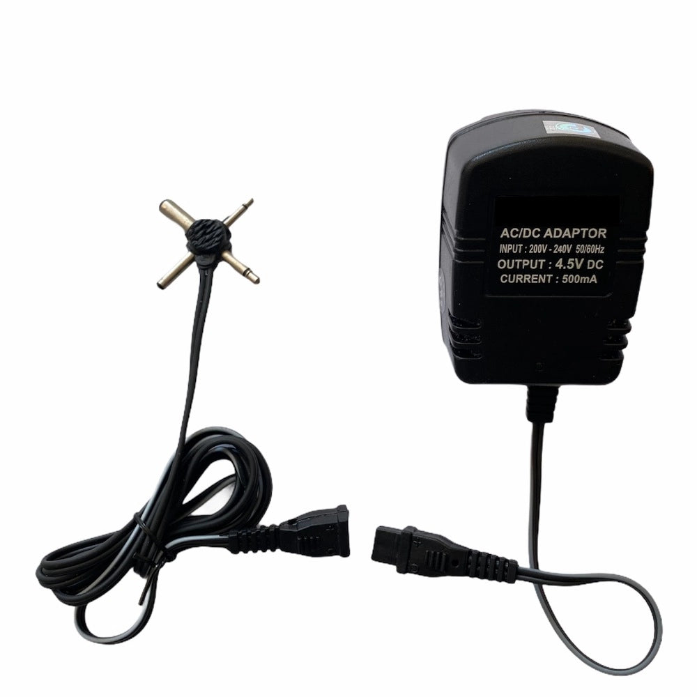 Fashion 4.5V 500mA Power Adapter, Power Supply AC Input 200 240 V and Output 4.5V 500mA for Set Top Box_DTH Box, CCTV System, Router, Other Electronics And IT Gadgets with 4 Pin (Black)