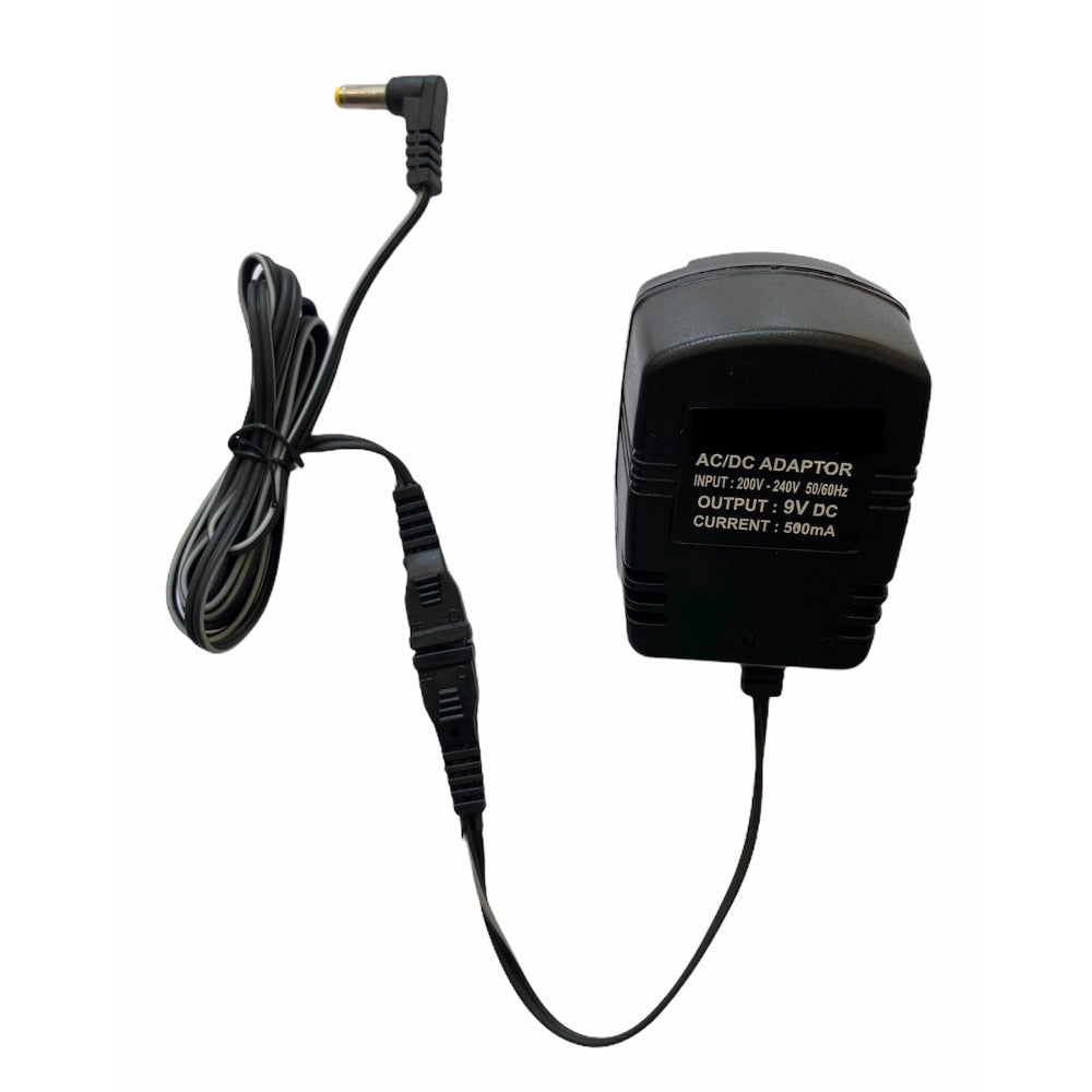 Fashion 9V 500mA Power Adapter, Power Supply AC Input 200 240 V and Output 9V 500mA for Set Top Box_DTH Box, CCTV System, Router, Other Electronics And IT Gadgets with DC Pin (Black)
