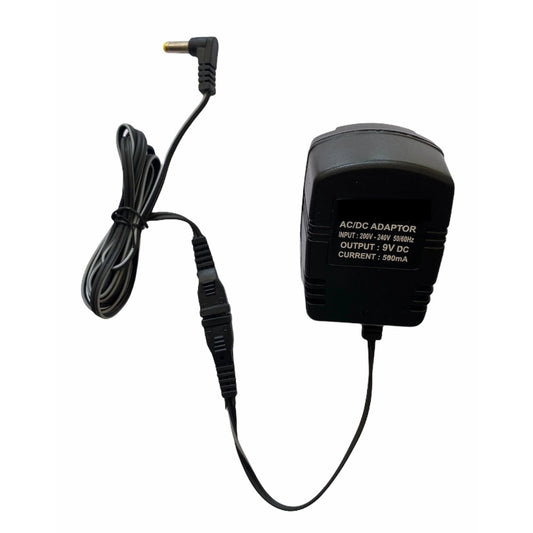 Fashion 9V 500mA Power Adapter, Power Supply AC Input 200 240 V and Output 9V 500mA for Set Top Box_DTH Box, CCTV System, Router, Other Electronics And IT Gadgets with DC Pin (Black)