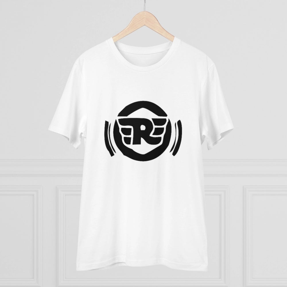 Amfyn Men's PC Cotton Bike Ride Design Printed T Shirt (Color: White, Thread Count: 180GSM)