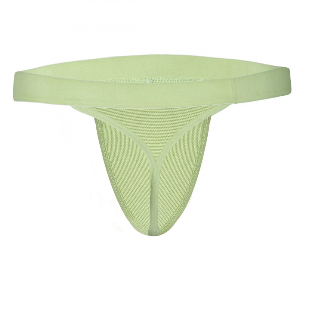 Amfyn Men's Nylon String Side Briefs Underwear (Wild Green)
