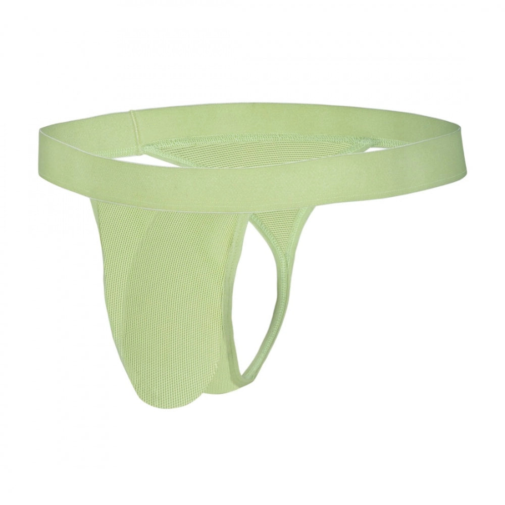 Amfyn Men's Nylon String Side Briefs Underwear (Wild Green)