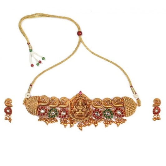 Fashion Women's Style Laxmi Chowker Set (Multi Color, Free Size)