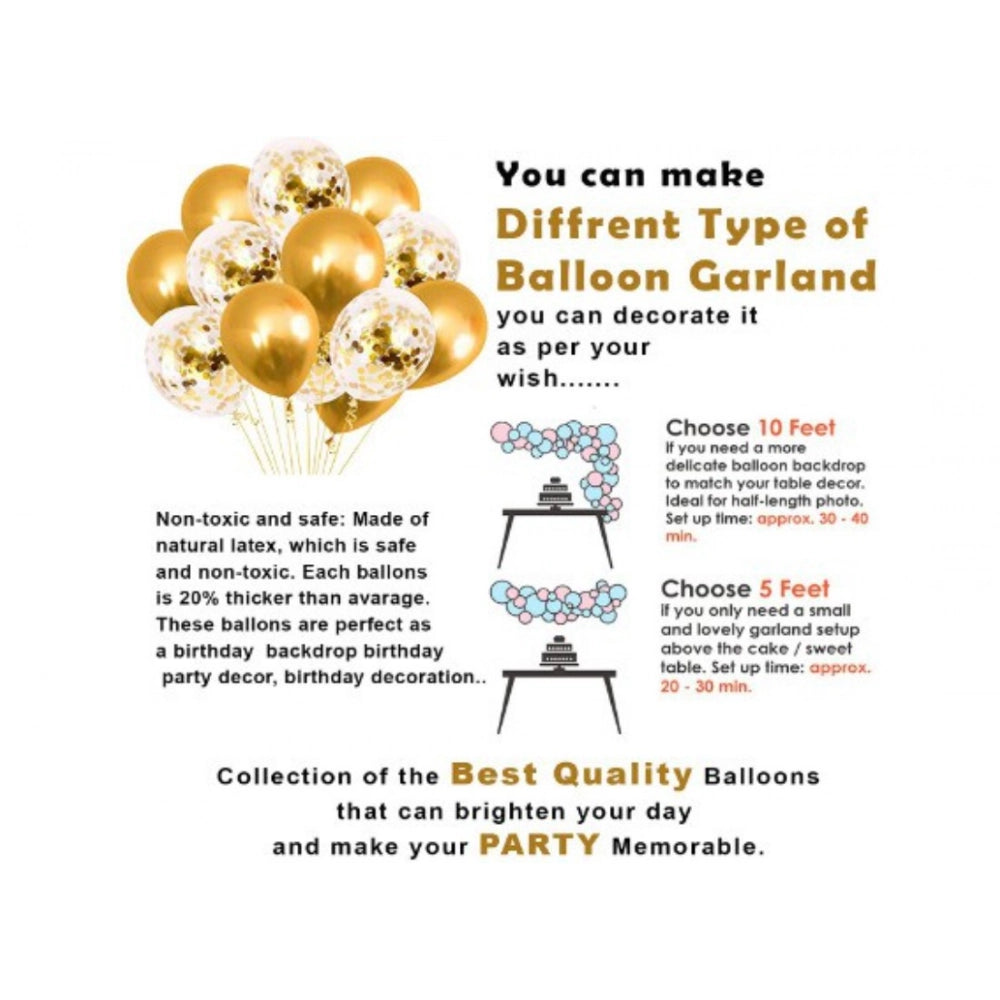 Amfyn 2Nd Birthday Decoration Items For Boys Or Girls (Golden)