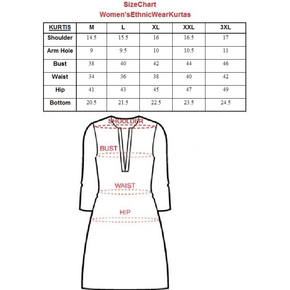 Amfyn Women's Khadi Embroidered Kurti (Yellow, Khadi)