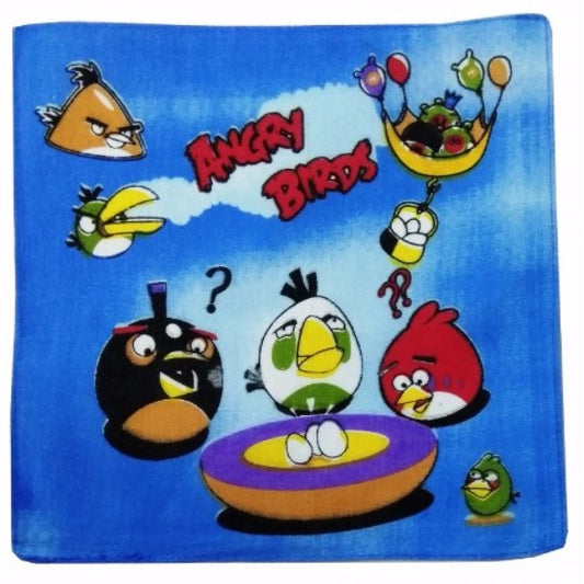 Amfyn Pack Of_8 Angry Bird Small Size Handkerchiefs (Color: Assorted)