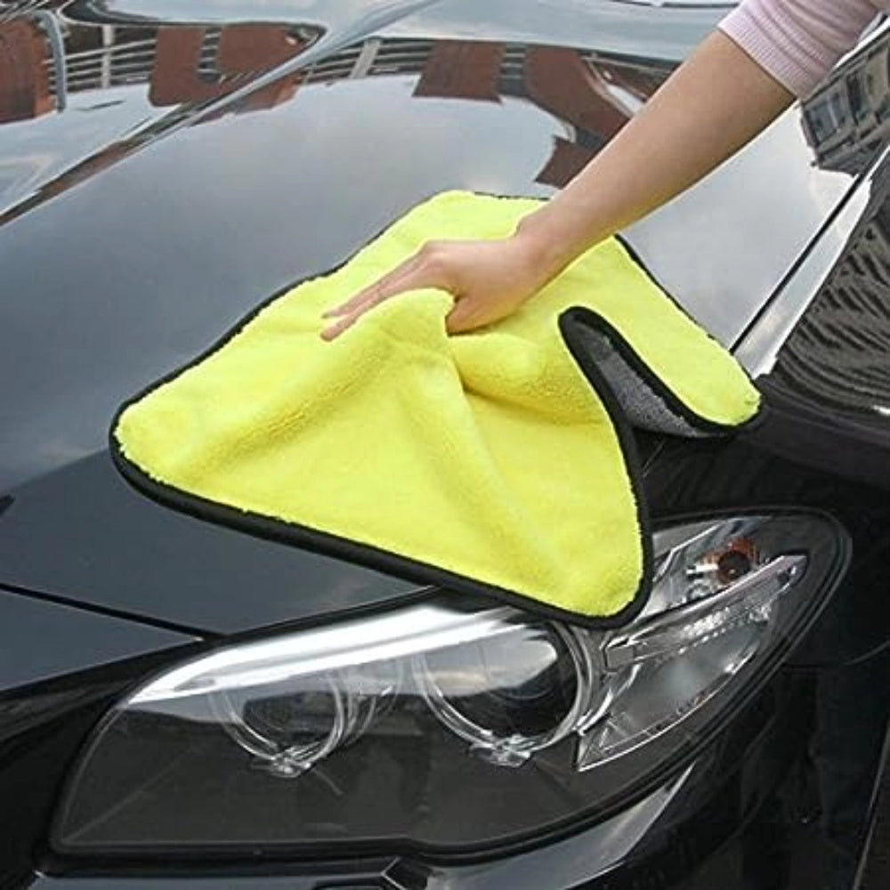 Amfyn Microfiber Cloth Yellow And Black (Yellow And Black)