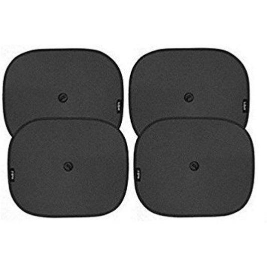 Amfyn Pack Of 4 Side Window Sun Shade For Universal For Car (Black)