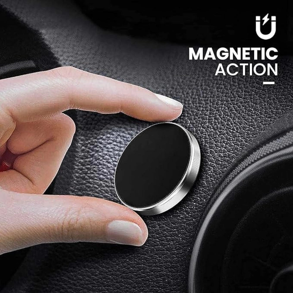 Amfyn Mini Magnetic Car Dashboard Mount Mobile Phone Holder With Metal Body (Magnectic)