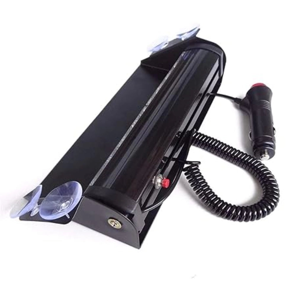 Fashion 8 Led Police Car Flashing Lights Interior Light Car Led 12 V, 12 W Universal For Car (Red and Blue)