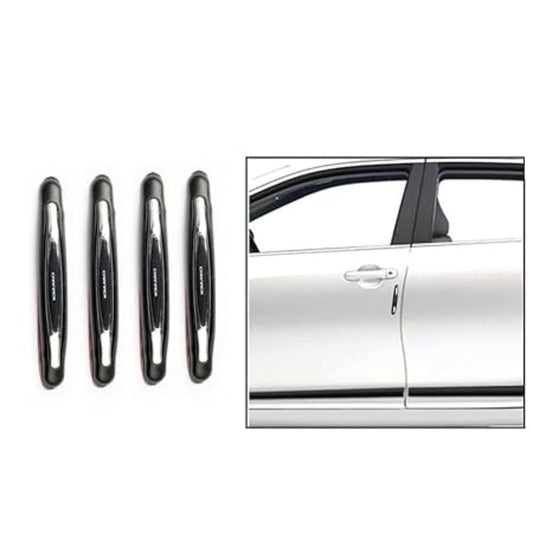 Amfyn Pack Of 4 Compact Microfibre Car Door Guard (White)