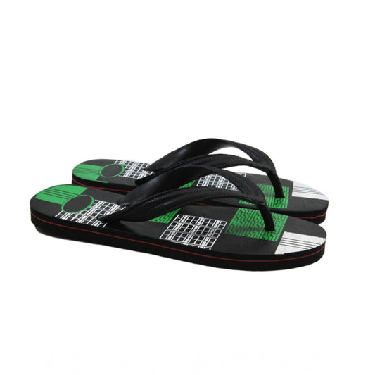 Fashion Unisex Printed Lightweight Flip-Flop Hawai Slipper (Green)