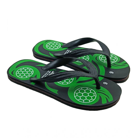 Fashion Unisex Printed Lightweight Flip-Flop Hawai Slipper (Green)