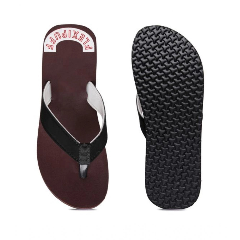 Amfyn Unisex Rubber Comfortable Orthopedic Doctor Slipper and Flip Flops (Maroon)