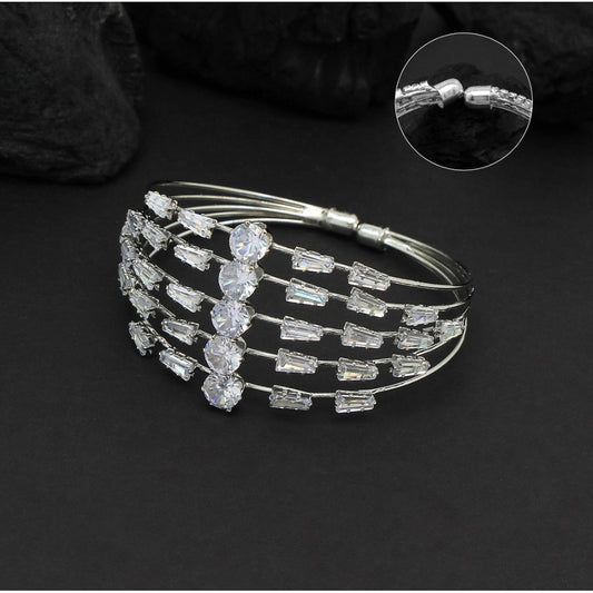Fashion Silver Color Moon Stone Kids Bracelet Adjustable Bracelet