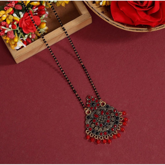 Fashion Women's Red Color Mangalsutra