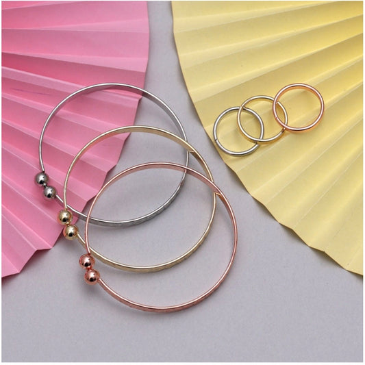 Fashion Women's Multi Color 3 Pieces Adjustable Bracelets &amp; Rings