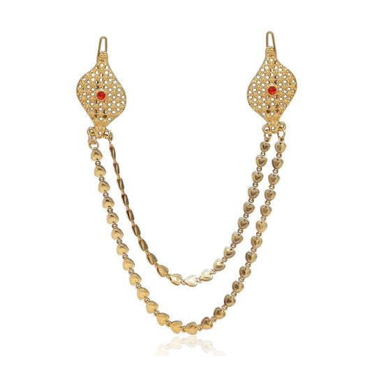 Fashion Women's Gold Color Gold Plated Hair Pin / Juda Pin