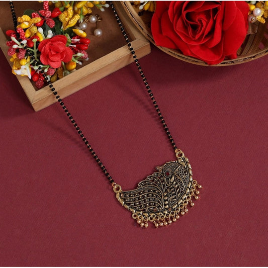 Fashion Women's Gold Color Mangalsutra