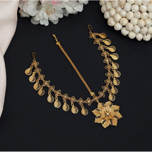 Fashion Women's Gold Color Matha Patti