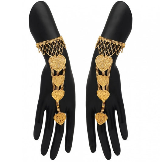 Fashion Women's Gold Plated Hathphool Adjustable Chain