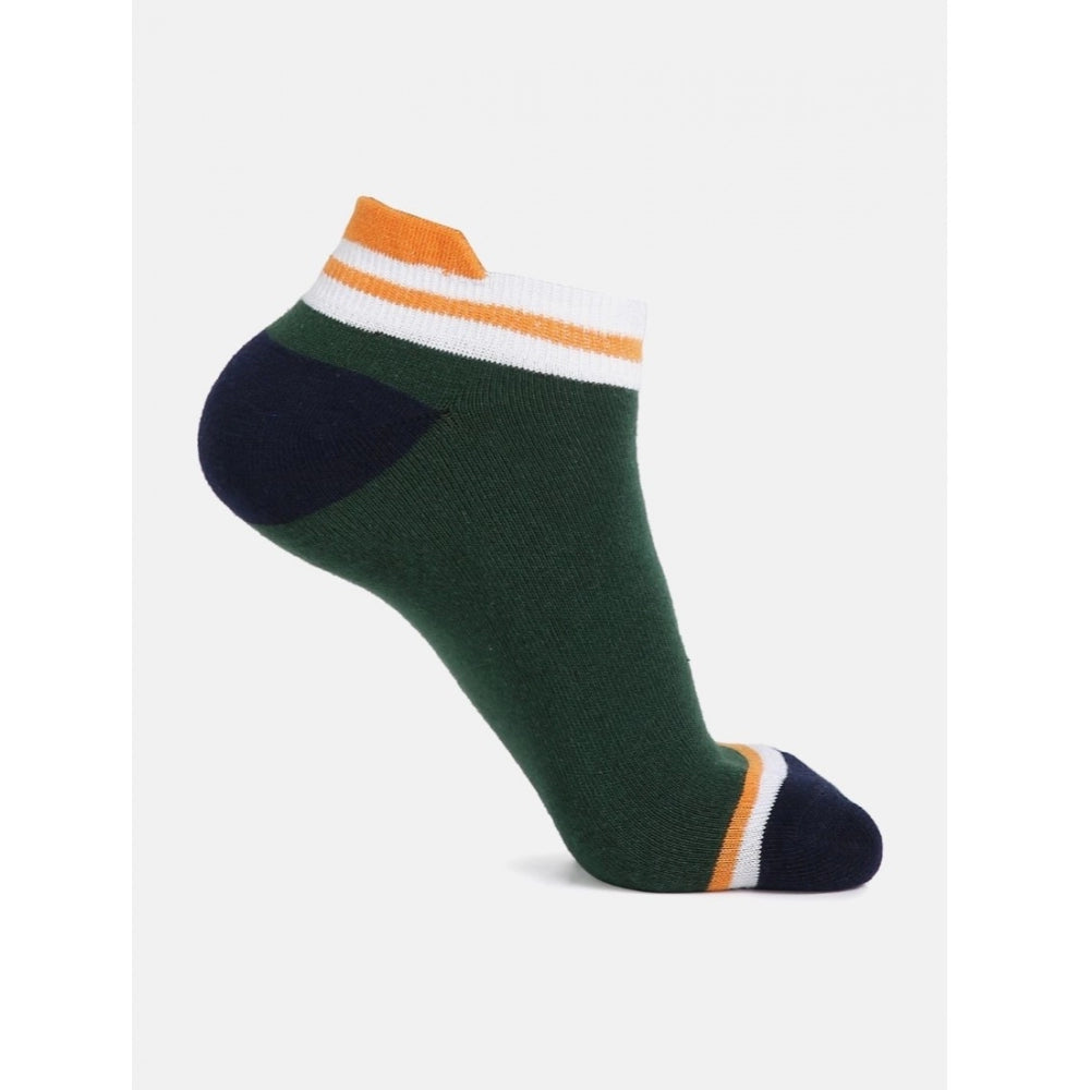 Amfyn 5 Pairs Unisex Casual Cotton Blended Printed Ankle length Socks (Assorted)