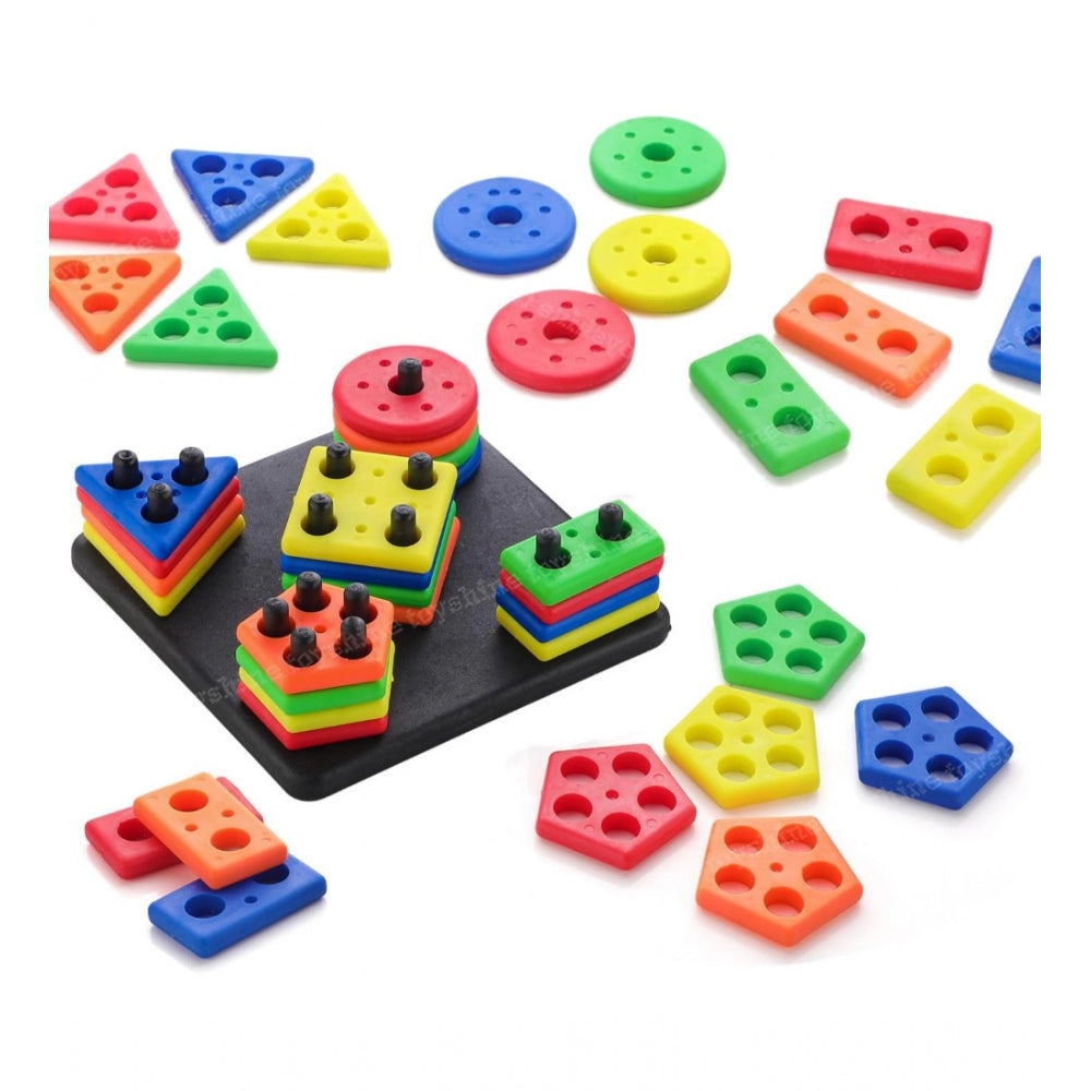 Amfyn Fun And Learning Geometrics Square-Educational Learning Toy (Assorted)