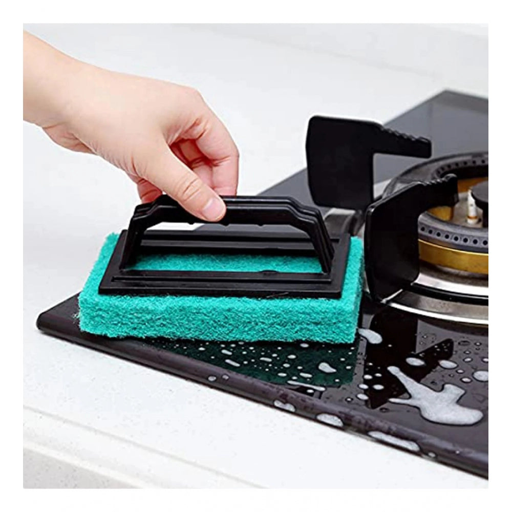 Amfyn Pack Of_2 Tile Cleaning Multipurpose Scrubber Brush with Handle (Assorted)