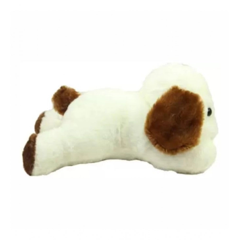 Amfyn Dog Stuffed Plush Animal Toy (White)