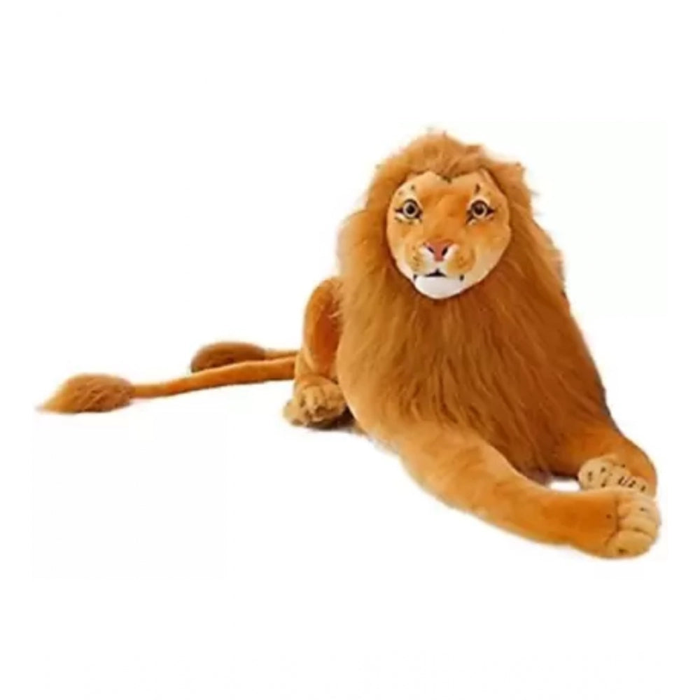 Amfyn Gujrati Lion Stuffed Plush Toy (Brown)